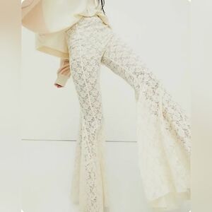 Free People Electric Lace Flare Pants
